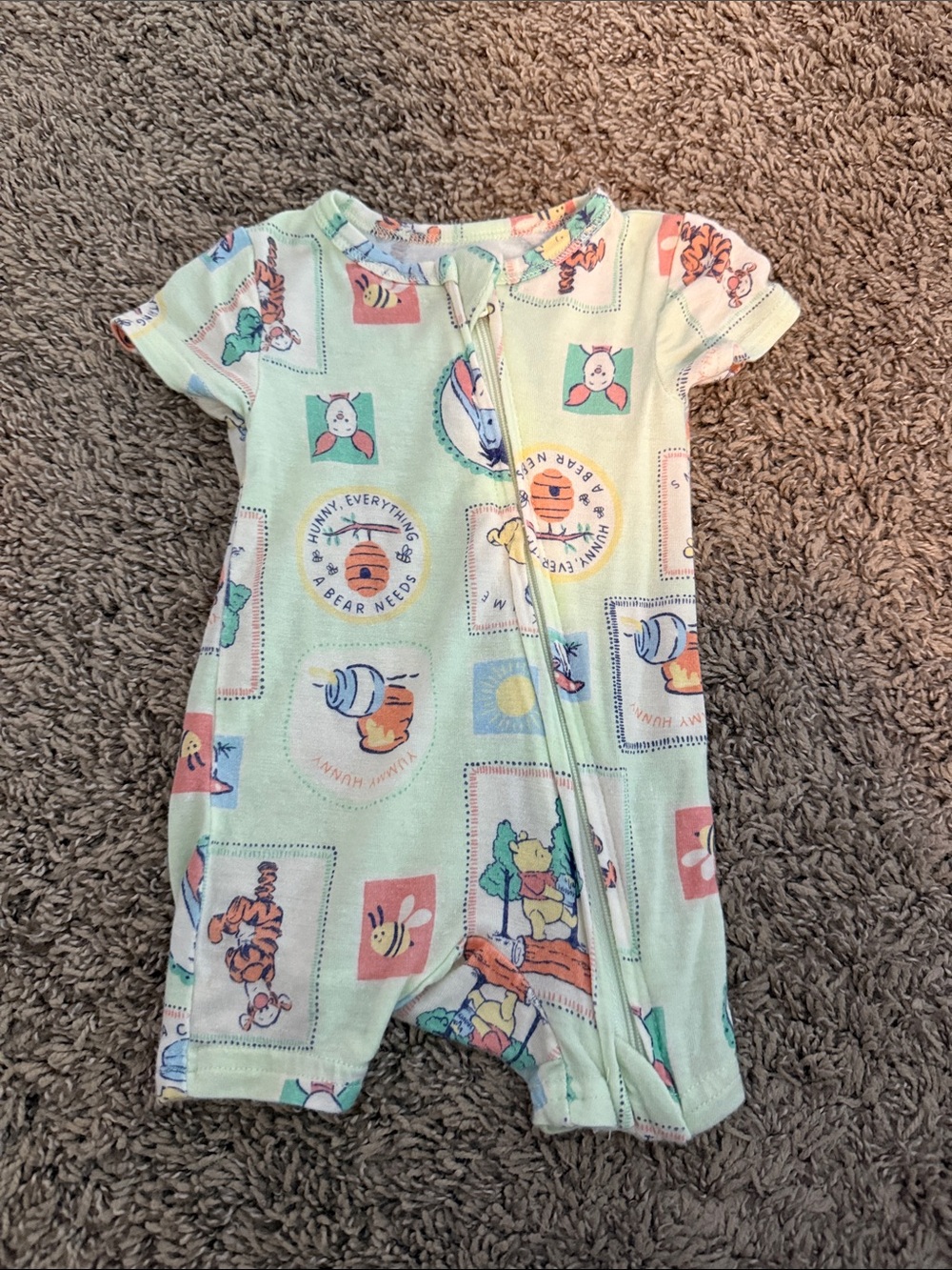 Disney Winnie the Pooh Baby Shortie Outfit